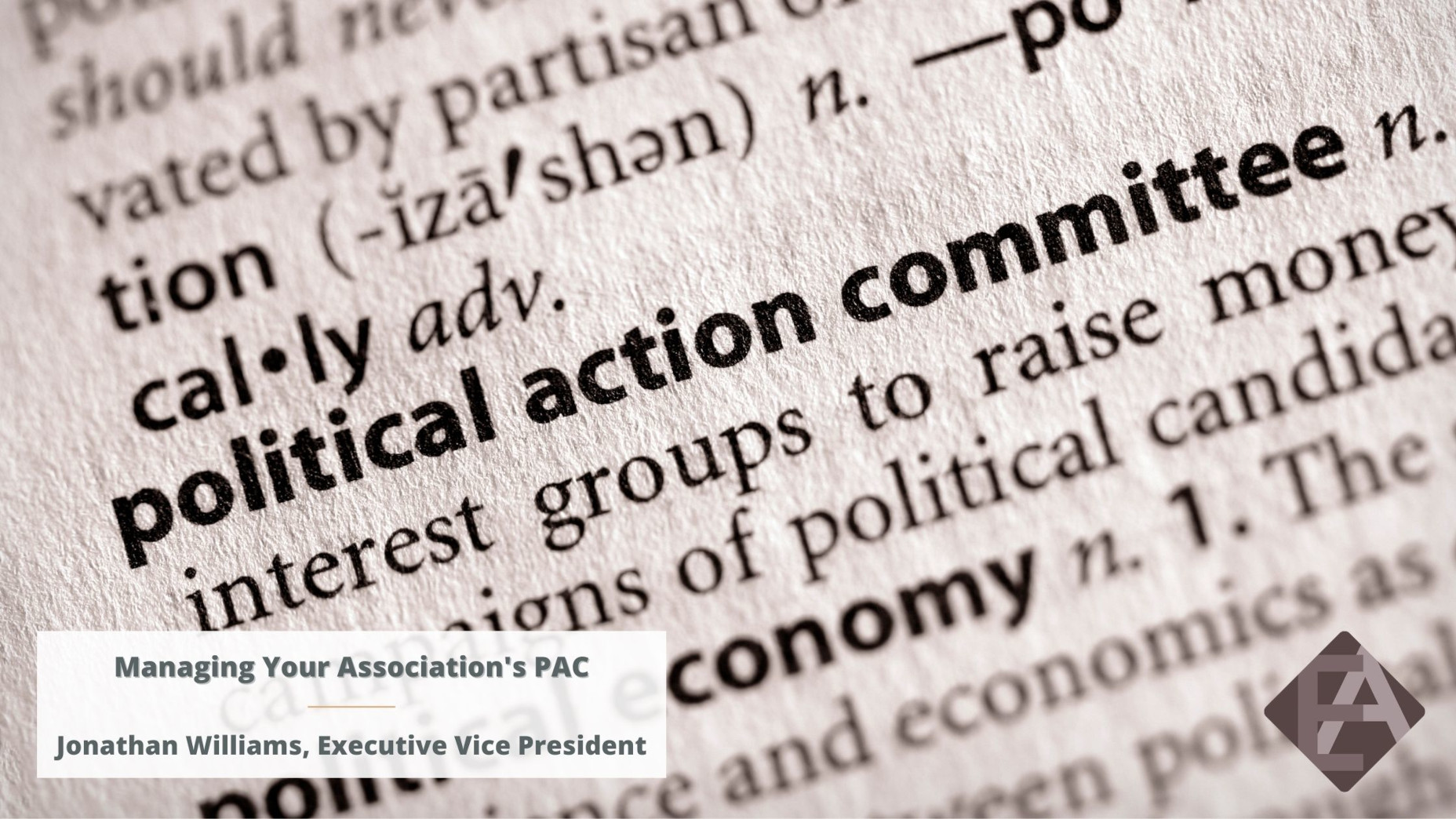 Managing Your Association's Political Action Committee