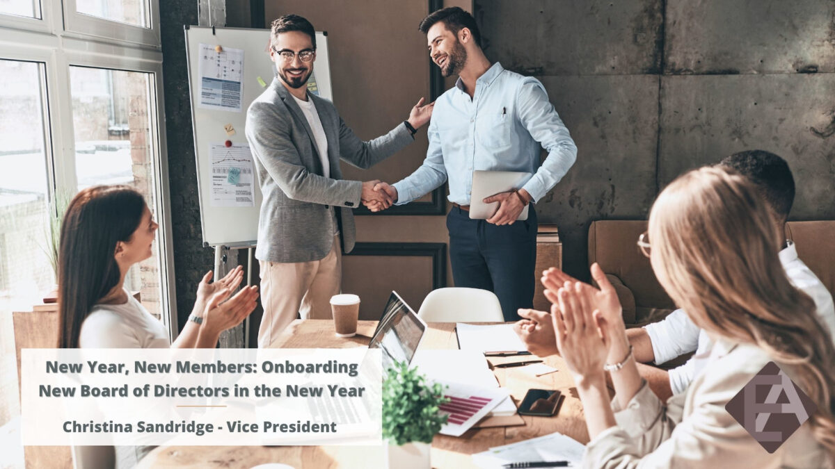 New Year, New Members: Onboarding New Board of Directors in the New Year